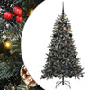 VidaXL künstlicher Weihnachtsbaum mit 150 LEDs grün, 150 cm PVC und Kunststoff und Stahl