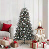 VidaXL künstlicher Weihnachtsbaum mit 150 LEDs grün, 150 cm PVC und Kunststoff und Stahl