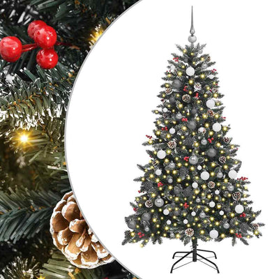 Künstlicher Weihnachtsbaum von Vidaxx mit 300 LEDs, grün, 180 cm, PVC und Kunststoff und Stahl