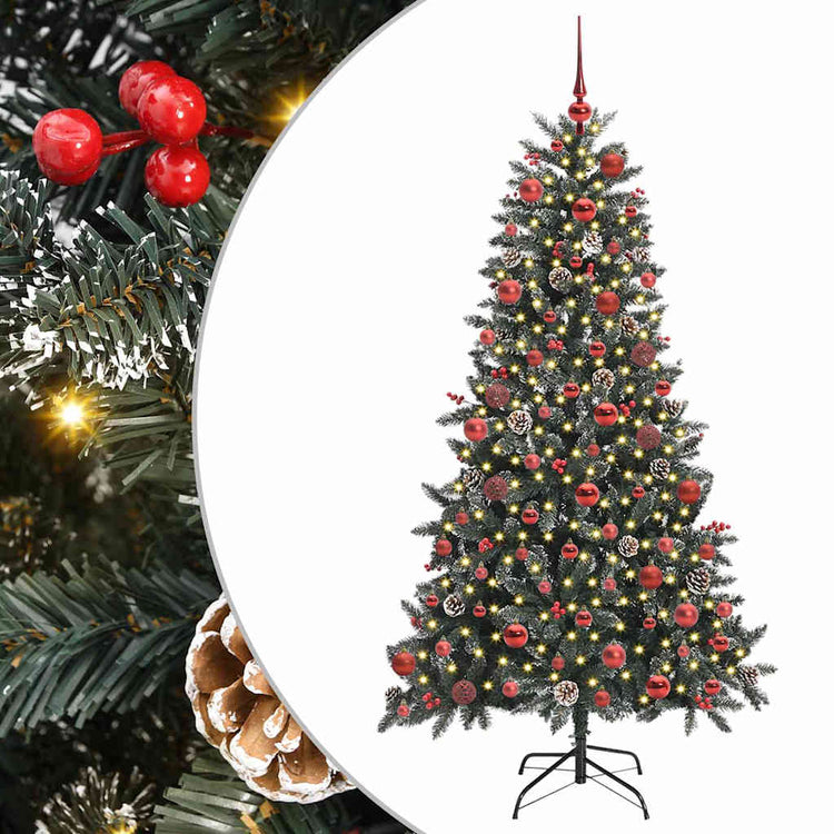 Künstlicher Weihnachtsbaum von Vidaxx mit 300 LEDs, grün, 180 cm, PVC und Kunststoff und Stahl