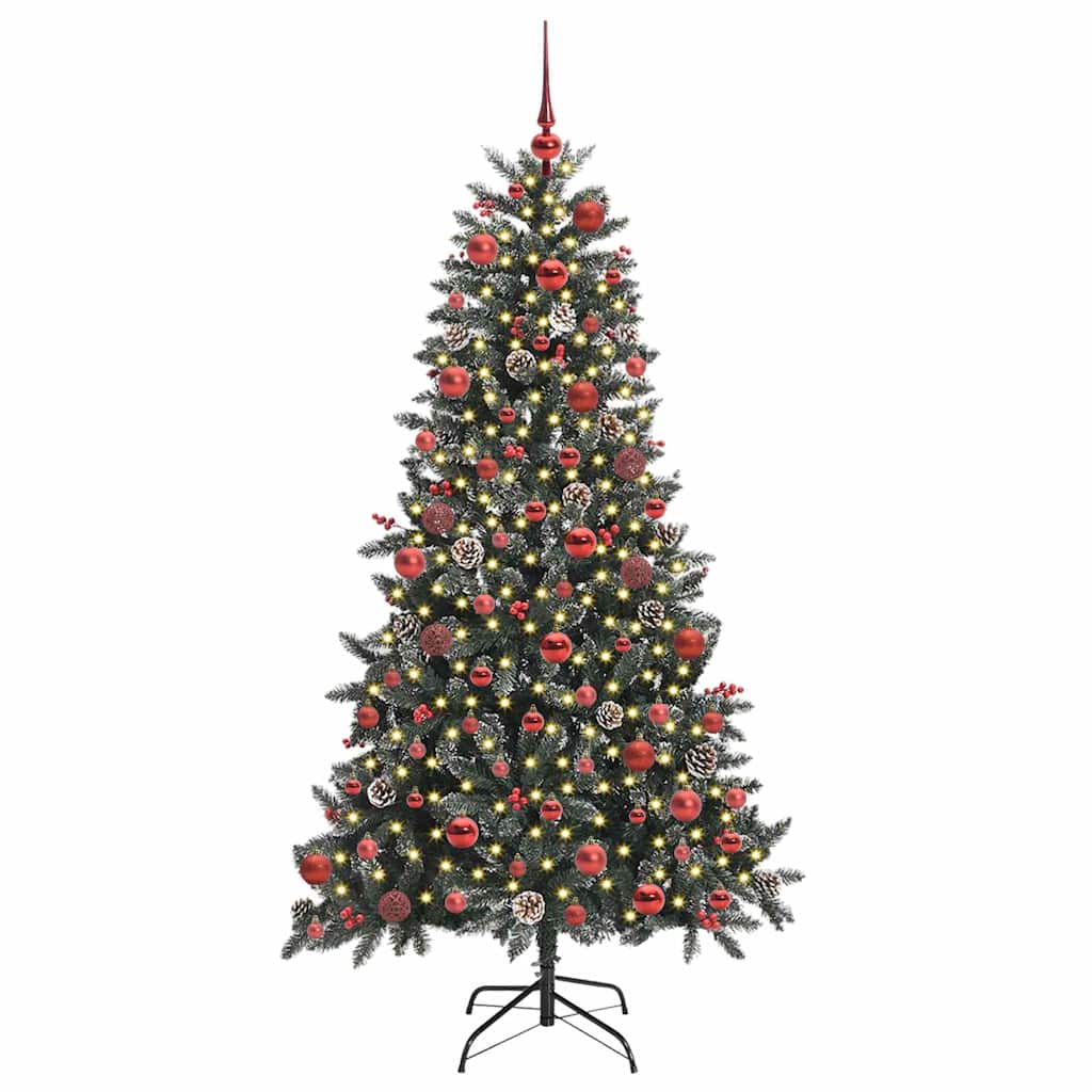 Künstlicher Weihnachtsbaum von Vidaxx mit 300 LEDs, grün, 180 cm, PVC und Kunststoff und Stahl