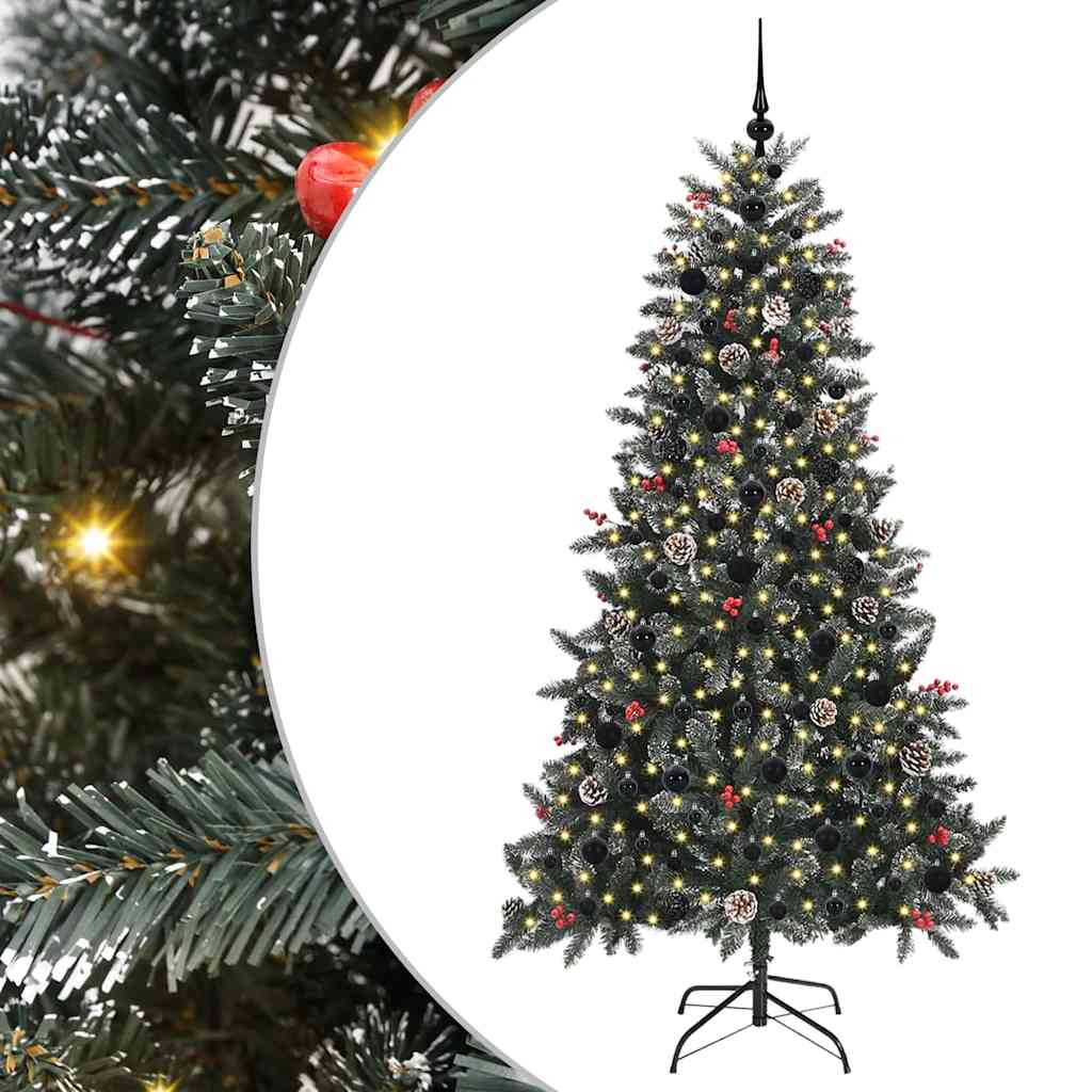 Künstlicher Weihnachtsbaum von Vidaxx mit 300 LEDs, grün, 180 cm, PVC und Kunststoff und Stahl