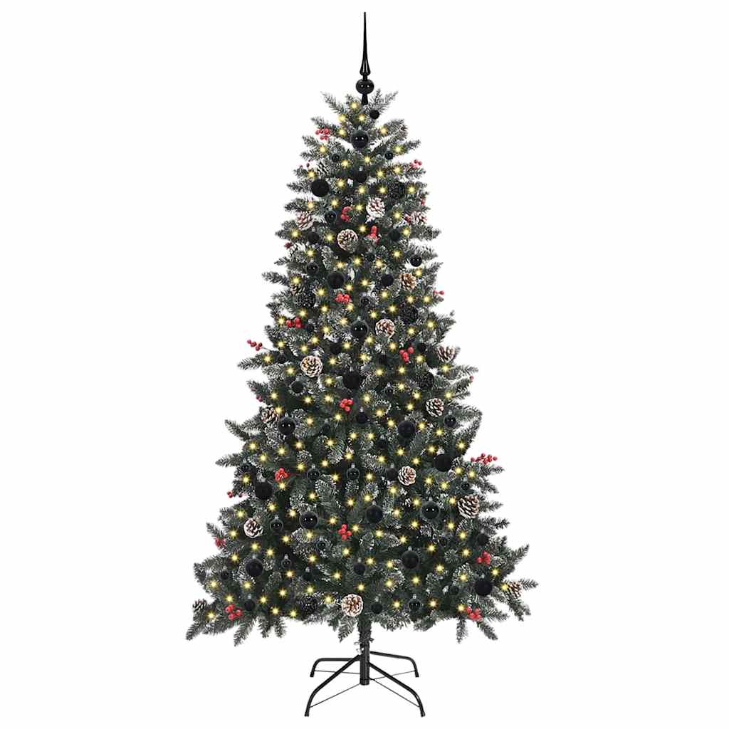 Künstlicher Weihnachtsbaum von Vidaxx mit 300 LEDs, grün, 180 cm, PVC und Kunststoff und Stahl