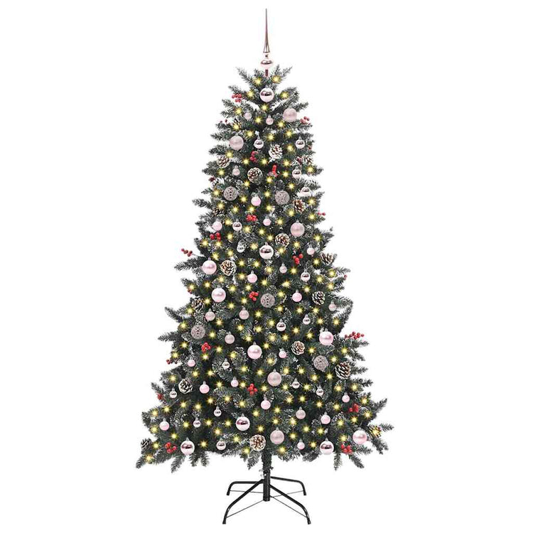 Künstlicher Weihnachtsbaum von Vidaxx mit 300 LEDs, grün, 180 cm, PVC und Kunststoff und Stahl