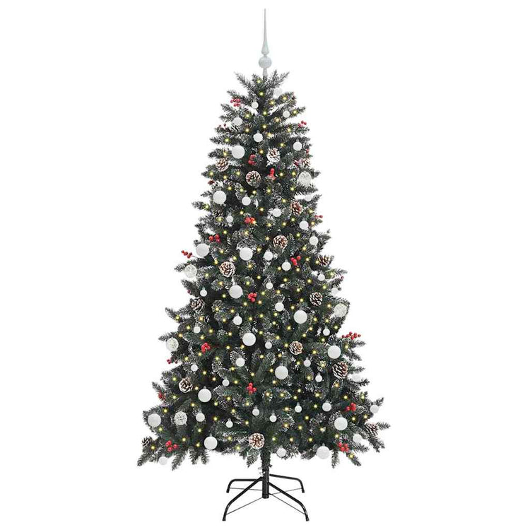 Künstlicher Weihnachtsbaum von Vidaxx mit 300 LEDs, grün, 180 cm, PVC und Kunststoff und Stahl