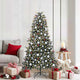 Künstlicher Weihnachtsbaum von Vidaxx mit 300 LEDs, grün, 180 cm, PVC und Kunststoff und Stahl