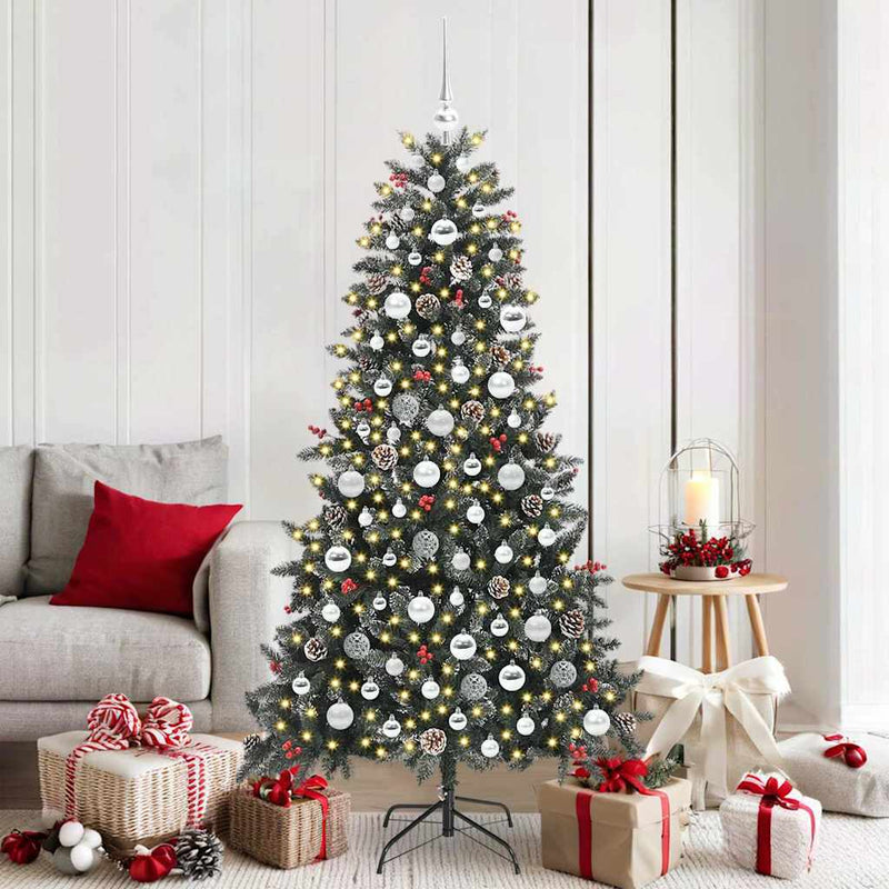 Künstlicher Weihnachtsbaum von Vidaxx mit 300 LEDs, grün, 180 cm, PVC und Kunststoff und Stahl