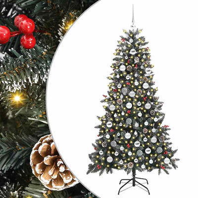 Künstlicher Weihnachtsbaum von Vidaxx mit 300 LEDs, grün, 180 cm, PVC und Kunststoff und Stahl