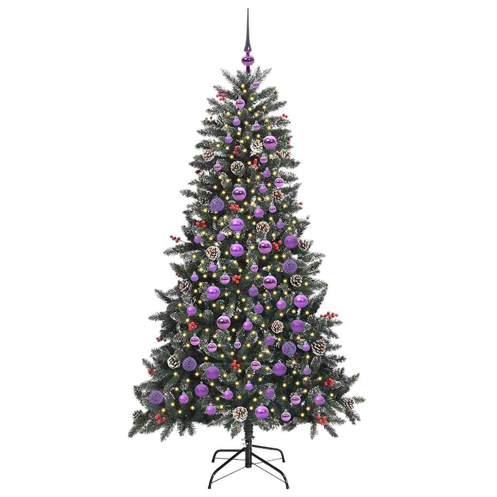 Künstlicher Weihnachtsbaum von Vidaxx mit 300 LEDs, grün, 180 cm, PVC und Kunststoff und Stahl
