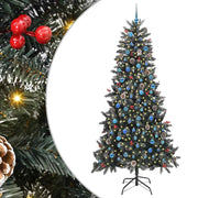 Vidaxx künstlicher Weihnachtsbaum mit 300 LEDs grün, 240 cm PVC und Kunststoff und Stahl - afbeelding 2