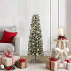 VidaXL künstlicher Weihnachtsbaum mit 150 LEDs grün, 120 cm PVC und Kunststoff und Stahl