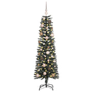 Vidaxx künstlicher Weihnachtsbaum mit 150 LED grün, 150 cm PVC und Kunststoff und Stahl - afbeelding 3