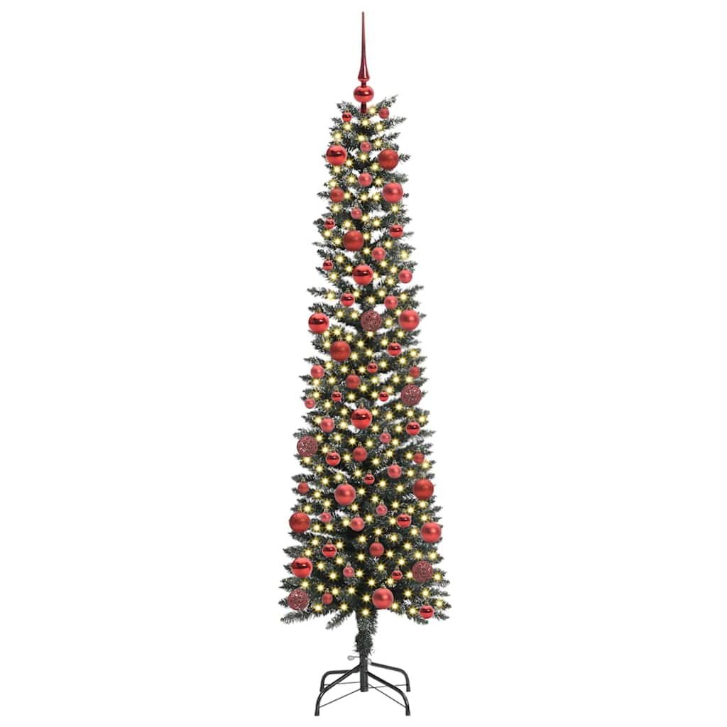 Künstlicher Weihnachtsbaum von Vidaxx mit 300 LEDs, grün, 180 cm, PVC und Kunststoff und Stahl