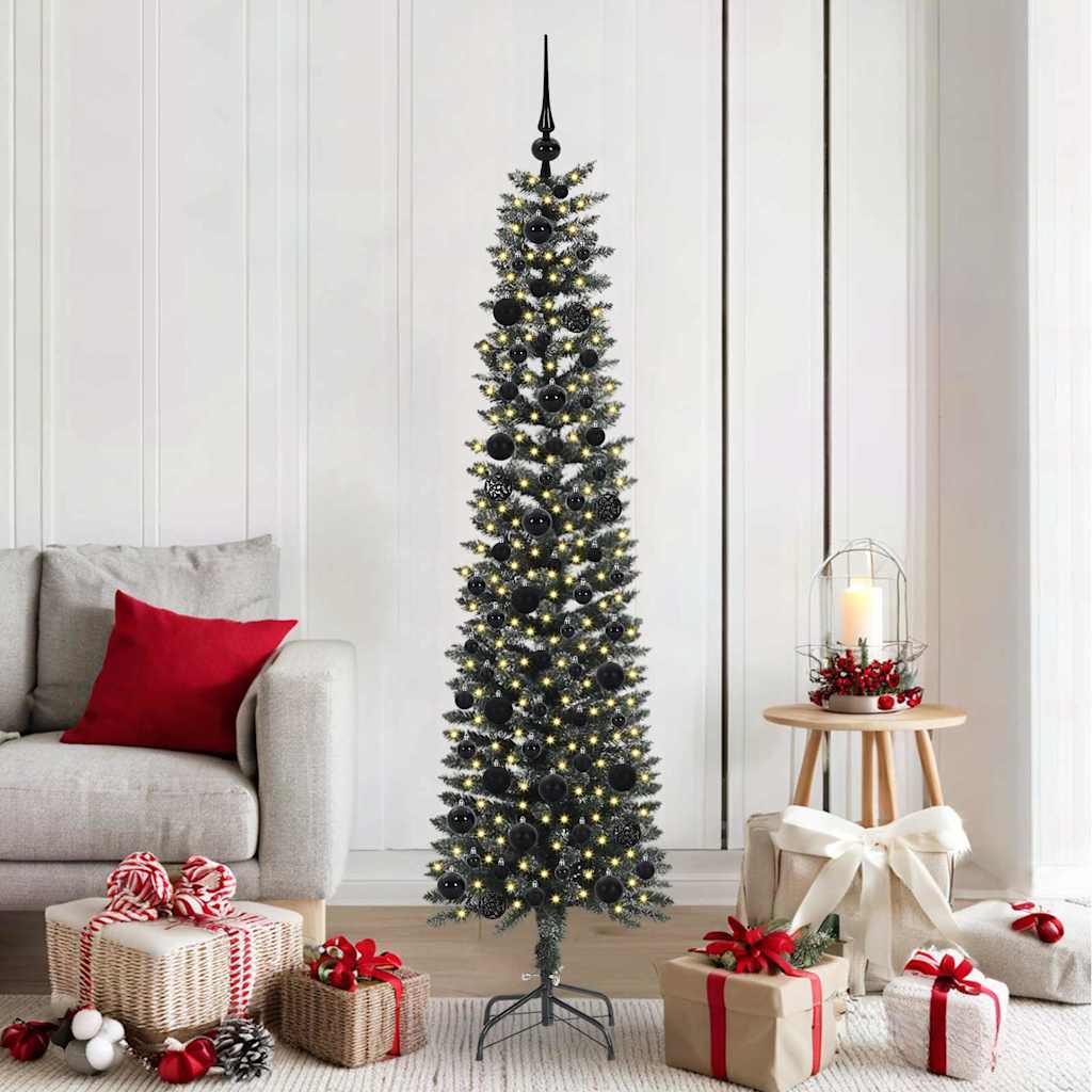 Künstlicher Weihnachtsbaum von Vidaxx mit 300 LEDs, grün, 180 cm, PVC und Kunststoff und Stahl