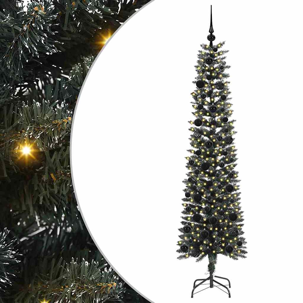 Künstlicher Weihnachtsbaum von Vidaxx mit 300 LEDs, grün, 180 cm, PVC und Kunststoff und Stahl