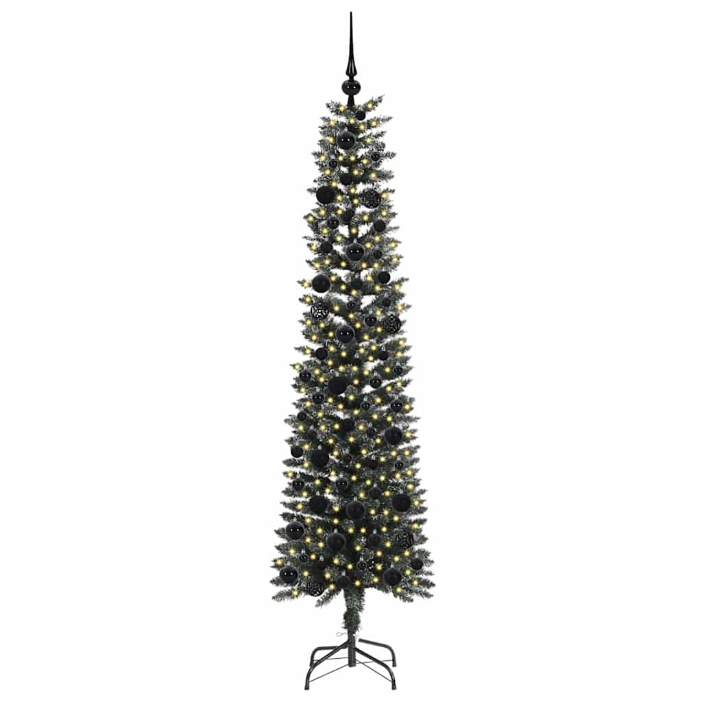 Künstlicher Weihnachtsbaum von Vidaxx mit 300 LEDs, grün, 180 cm, PVC und Kunststoff und Stahl
