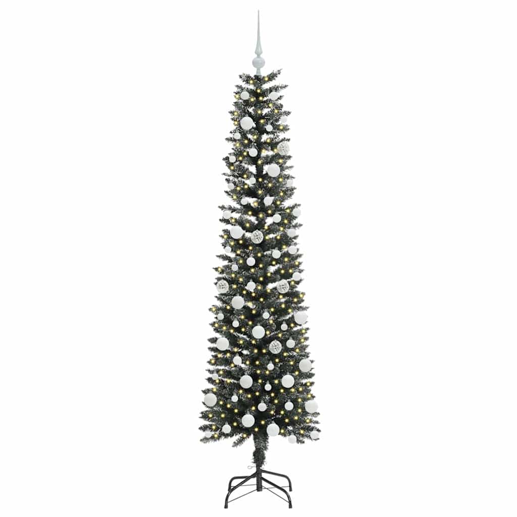 Künstlicher Weihnachtsbaum von Vidaxx mit 300 LEDs, grün, 180 cm, PVC und Kunststoff und Stahl