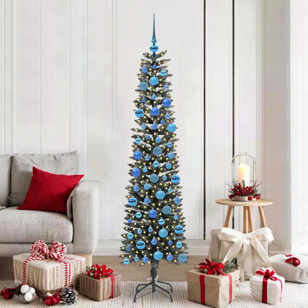 Künstlicher Weihnachtsbaum von Vidaxx mit 300 LEDs, grün, 180 cm, PVC und Kunststoff und Stahl