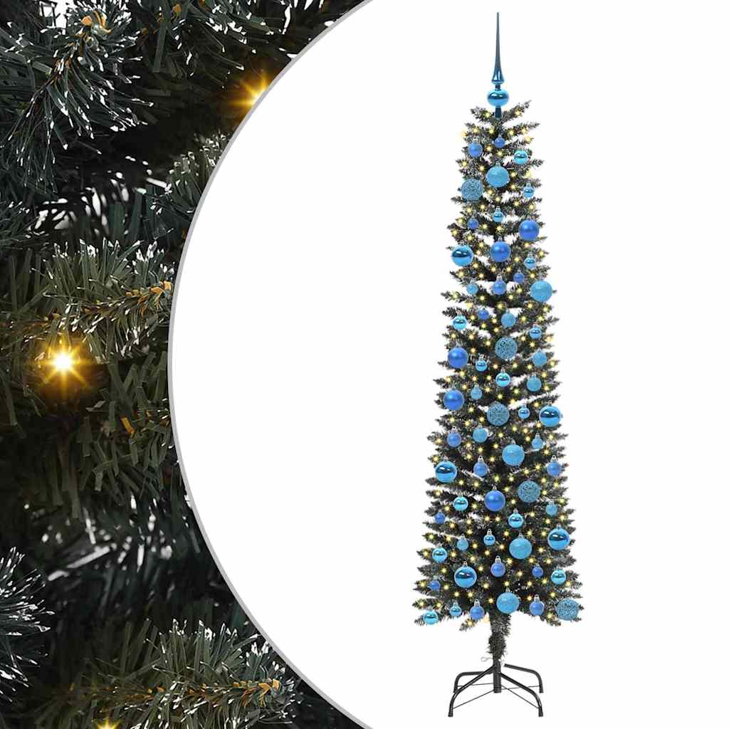 Künstlicher Weihnachtsbaum von Vidaxx mit 300 LEDs, grün, 180 cm, PVC und Kunststoff und Stahl