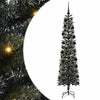 VidaXL künstlicher Weihnachtsbaum mit 300 LEDs grün, 210 cm PVC und Kunststoff und Stahl