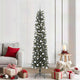 VidaXL künstlicher Weihnachtsbaum mit 300 LEDs grün, 210 cm PVC und Kunststoff und Stahl