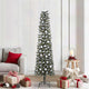 VidaXL künstlicher Weihnachtsbaum mit 300 LEDs grün, 210 cm PVC und Kunststoff und Stahl