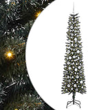 VidaXL künstlicher Weihnachtsbaum mit 300 LEDs grün, 210 cm PVC und Kunststoff und Stahl - afbeelding 2