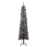 VidaXL künstlicher Weihnachtsbaum mit 300 LEDs grün, 210 cm PVC und Kunststoff und Stahl - afbeelding 3