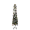Vidaxx künstlicher Weihnachtsbaum mit 300 LEDs grün, 240 cm PVC und Kunststoff und Stahl