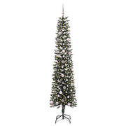 Vidaxx künstlicher Weihnachtsbaum mit 300 LEDs grün, 240 cm PVC und Kunststoff und Stahl - afbeelding 3