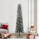 Vidaxx künstlicher Weihnachtsbaum mit 300 LEDs grün, 240 cm PVC und Kunststoff und Stahl