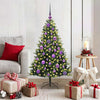 VidaXL künstlicher Weihnachtsbaum mit Scharnier 150 LEDs grün 120 cm PVC und PE