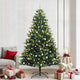 VidaXL künstlicher Weihnachtsbaum mit Scharnier 300 LEDs grün 240 cm PVC und PE