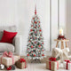 Vidaxx künstlicher Weihnachtsbaum weiß 120 cm PVC und Kunststoff und Stahl und PE