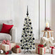 Vidaxx künstlicher Weihnachtsbaum weiß 120 cm PVC und Kunststoff und Stahl und PE
