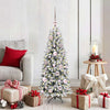 Vidaxx künstlicher Weihnachtsbaum weiß 120 cm PVC und Kunststoff und Stahl und PE