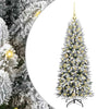 Vidaxx künstlicher Weihnachtsbaum weiß 120 cm PVC und Kunststoff und Stahl und PE