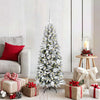 Vidaxx künstlicher Weihnachtsbaum weiß 120 cm PVC und Kunststoff und Stahl und PE