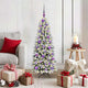 Vidaxx künstlicher Weihnachtsbaum weiß 120 cm PVC und Kunststoff und Stahl und PE