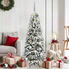 Vidaxx künstlicher Weihnachtsbaum weiß 150 cm PVC und Kunststoff und Stahl und PE