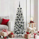 Vidaxx künstlicher Weihnachtsbaum weiß 150 cm PVC und Kunststoff und Stahl und PE