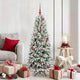 Vidaxx künstlicher Weihnachtsbaum weiß 150 cm PVC und Kunststoff und Stahl und PE