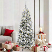 Vidaxx künstlicher Weihnachtsbaum weiß 180 cm PVC und Kunststoff und Stahl und PE - afbeelding 1