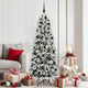 Vidaxx künstlicher Weihnachtsbaum weiß 180 cm PVC und Kunststoff und Stahl und PE