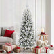Vidaxx künstlicher Weihnachtsbaum weiß 180 cm PVC und Kunststoff und Stahl und PE