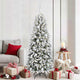 Vidaxx künstlicher Weihnachtsbaum weiß 180 cm PVC und Kunststoff und Stahl und PE