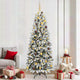 Vidaxx künstlicher Weihnachtsbaum weiß 210 cm PVC und Kunststoff und Stahl und PE