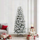 Vidaxx künstlicher Weihnachtsbaum weiß 210 cm PVC und Kunststoff sowie Stahl und PE