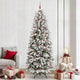 Vidaxx künstlicher Weihnachtsbaum weiß 240 cm PVC und Kunststoff und Stahl und PE