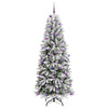 Vidaxx künstlicher Weihnachtsbaum weiß 240 cm PVC und Kunststoff und Stahl und PE